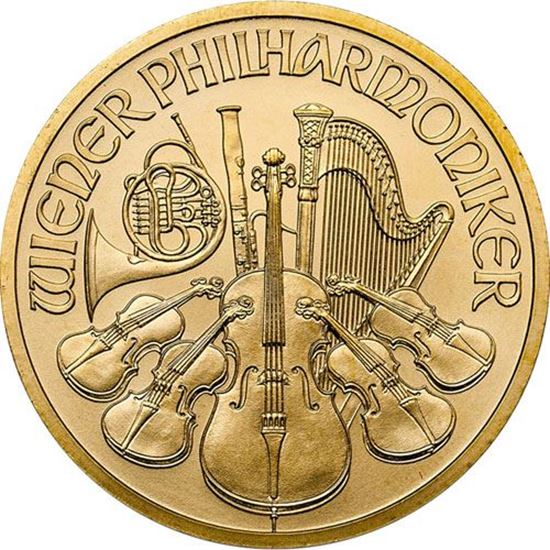 Picture of 1/2oz 24k Gold Austrian Philharmonic - Varied Years