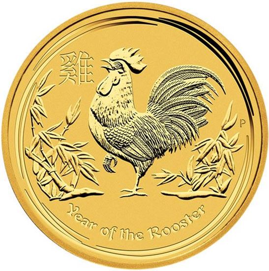 Picture of 2017 1/4oz 24k Gold Australian 'Year Of The Rooster'