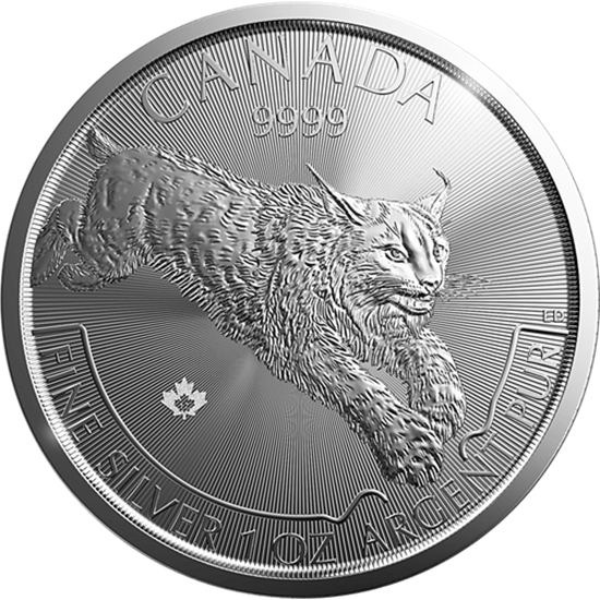 Picture of 2017 1oz Silver Canadian Lynx