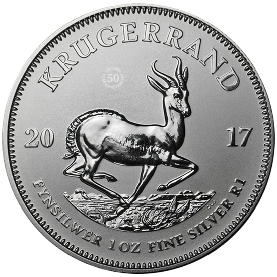 Picture of 2017 1oz Silver Premium South African Krugerrand