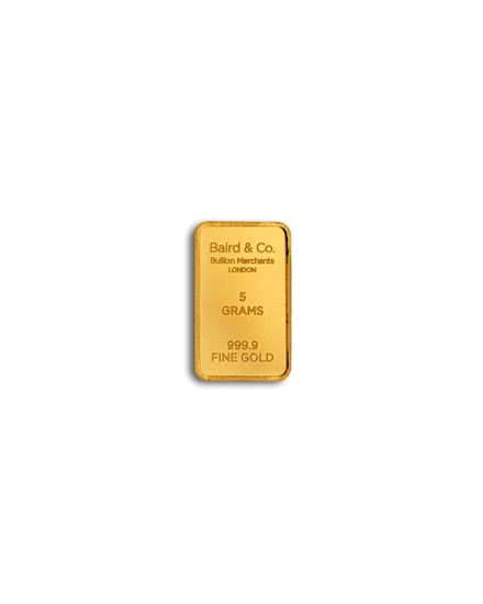 Picture of Baird 5g Gold Bar