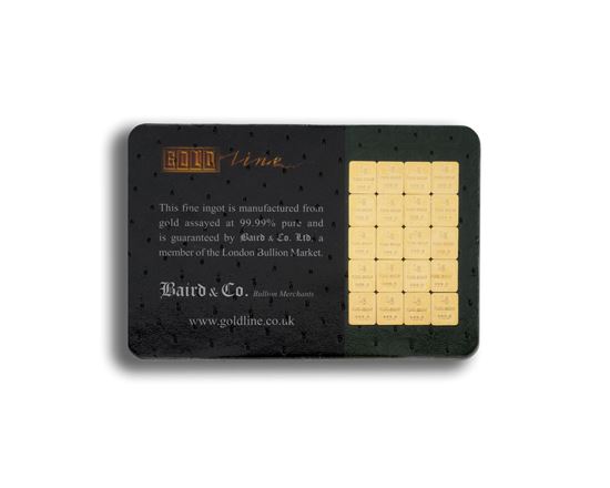 Picture of Baird 20x 1g Gold Bar