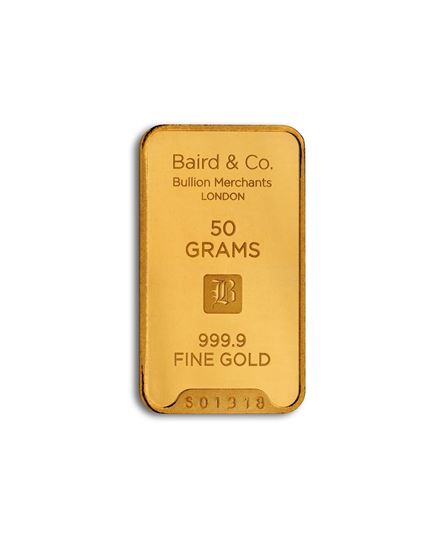 Picture of Baird 50g Gold Bar