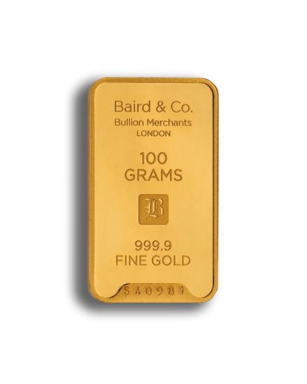 Picture of Baird 100g Gold Bar