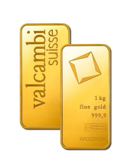 Picture of Valcambi 1kg Gold Bar