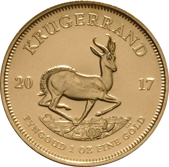 Picture of 1oz 22k Gold South African Krugerrand - Varied Years