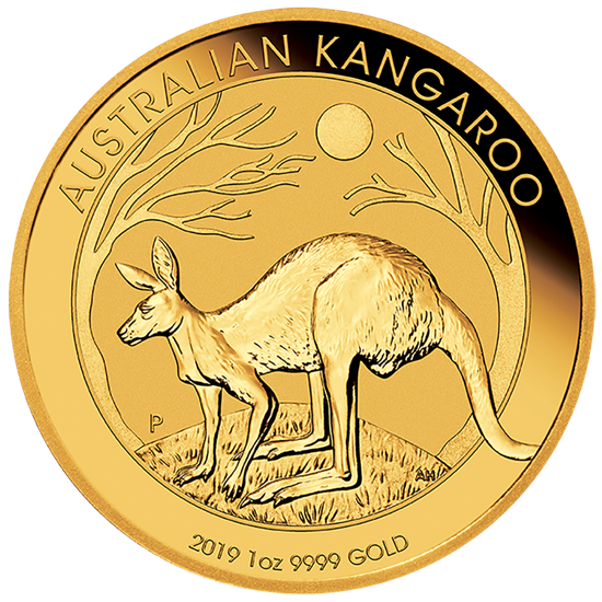 Picture of 2019 1oz 24k Gold Australian Kangaroo