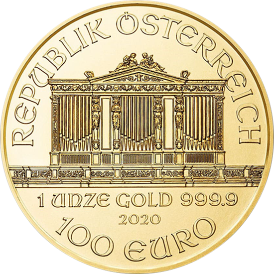 Picture of 2020 1oz 24k Gold Austrian Philharmonic