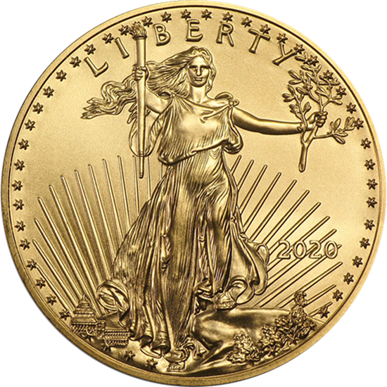 Picture of 2020 1oz 22k Gold American Eagle