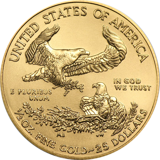 Picture of 1/2oz 22k Gold American Eagle - Varied Years - copy