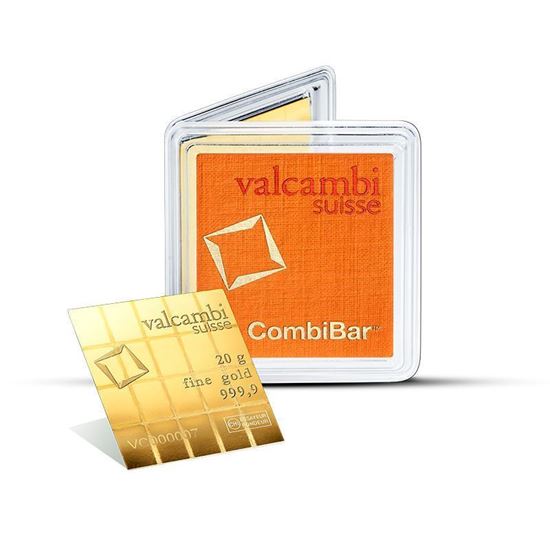 Picture of Valcambi CombiBar 20x 1g Gold Bars - copy